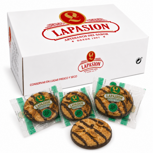 Pasta Almendra Choco Envueltas | Sin Azúcares Añadidos · Con Edulcorante | 2,75 kg | 55 ud aprox.