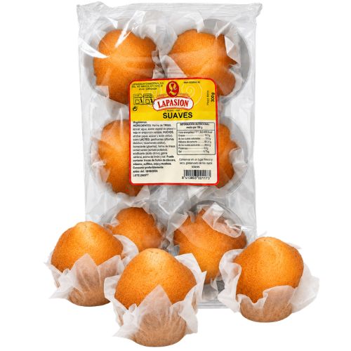 Madalenas Suaves | 300g x 7 paquetes
