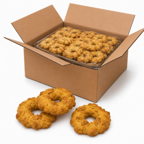 Rosquillas Laminadas con Almendra Estilo Artesano | 2 kg | 80 ud aprox.