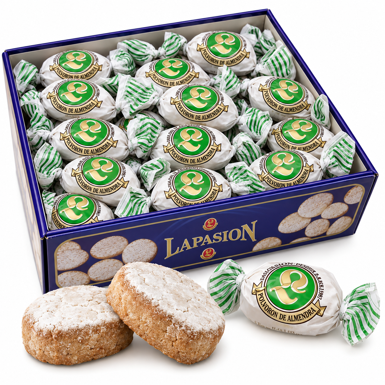 Polvorón de Almendra Sin Azúcar
