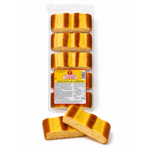 Delicias de crema 5 unids | 220g x 11 paquetes