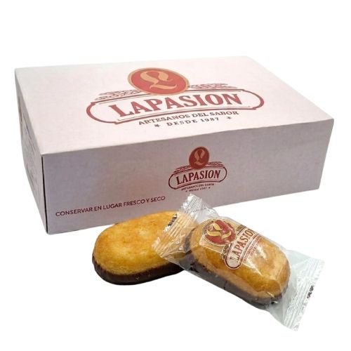 Bizcocho Borracho con Base al Chocolate Envuelto | 2 kg | 34 ud aprox.