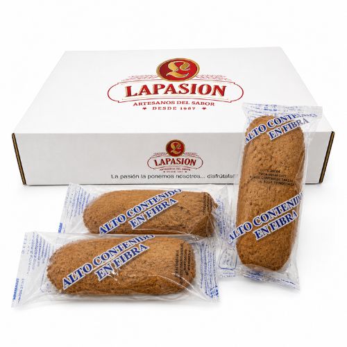 Bizcocho con Alto Contenido en Fibra Envuelto Individualmente | 2,5 kg | 75 ud aprox.