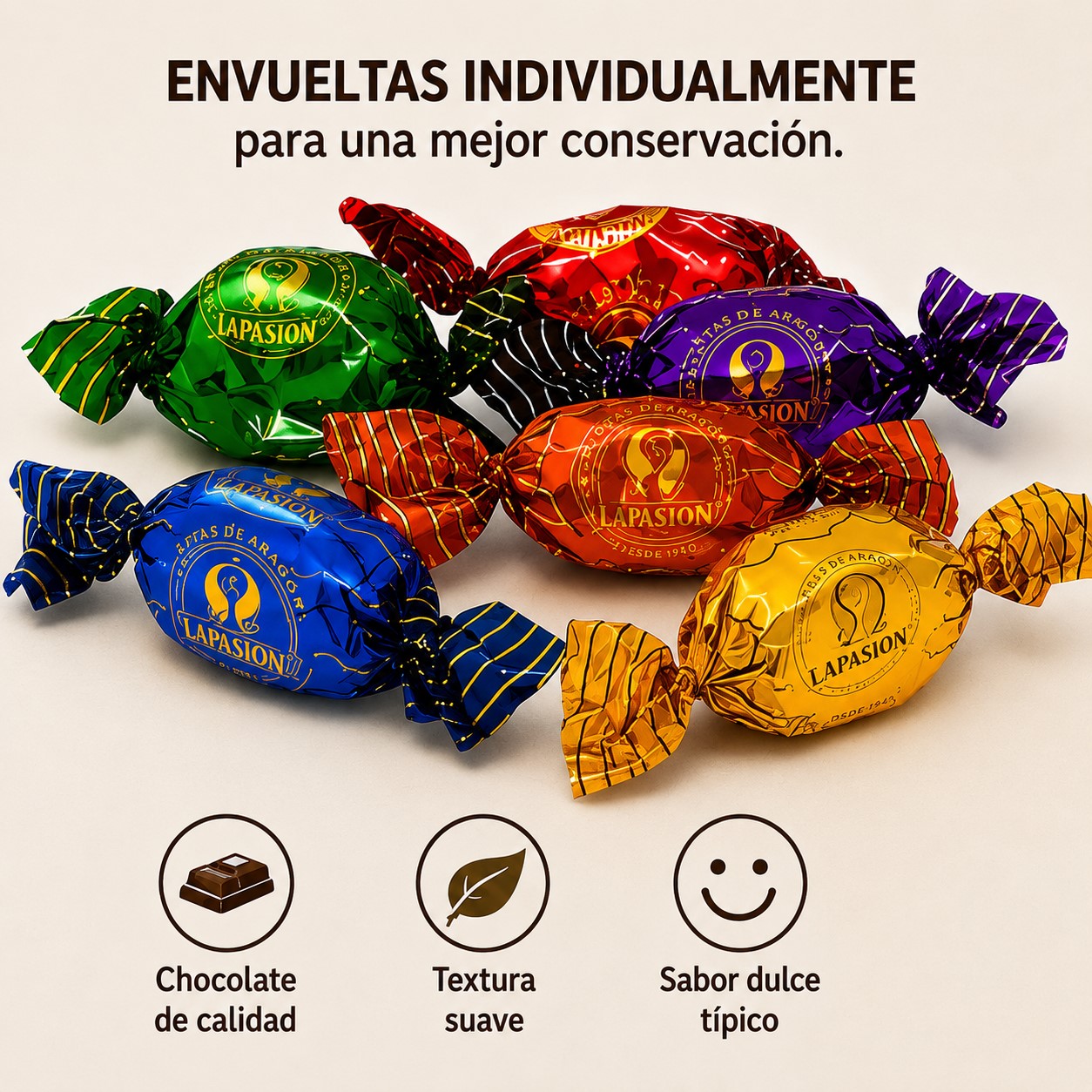 Frutas de Aragón LaPasion | Fruta Confitada con Chocolate - Imagen 5