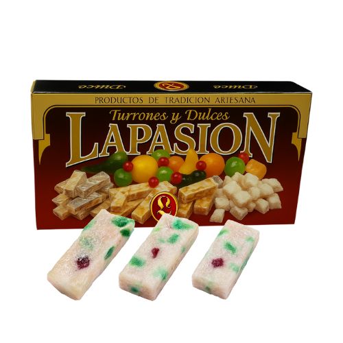 Porciones de Turrón de Mazapán y Fruta | Calidad Suprema