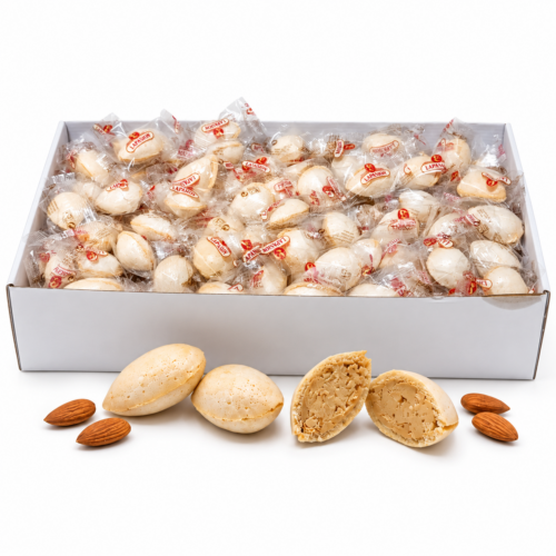 Almendras Rellenas de Turrón | Calidad Suprema
