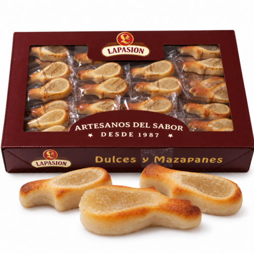 Figurita de Mazapán en Forma de Jamón Relleno de Cabello Calidad Suprema