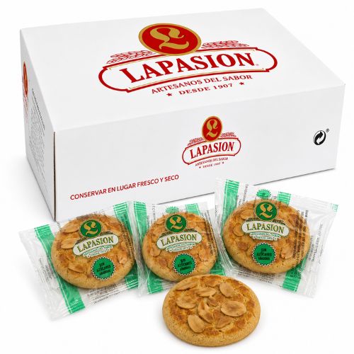 Pasta Almendra con Edulcorante | Sin Azúcares Añadidos · Alto Contenido en Fibra | 2,5 kg | 62 ud aprox.