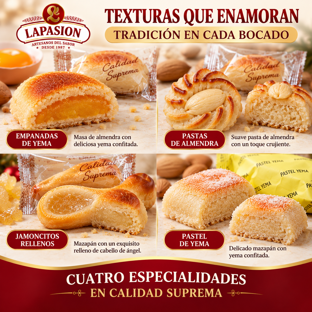 Surtido de Mazapanes Calidad Suprema | 2 Kg - Imagen 4