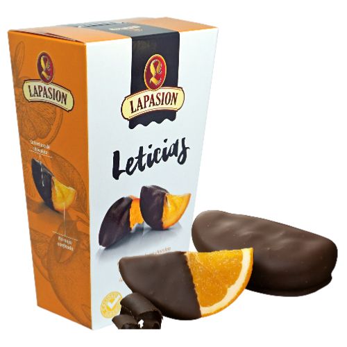 Leticias LaPasion | Naranja Confitada con Chocolate | 150g