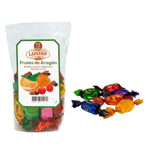 Frutas de Aragón LaPasion | Bolsa 200 g | Fruta Confitada con Chocolate