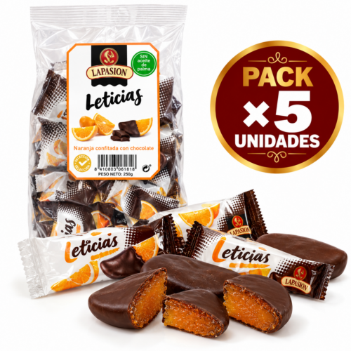 Leticias | Candied Orange with Chocolate Coating | 200g