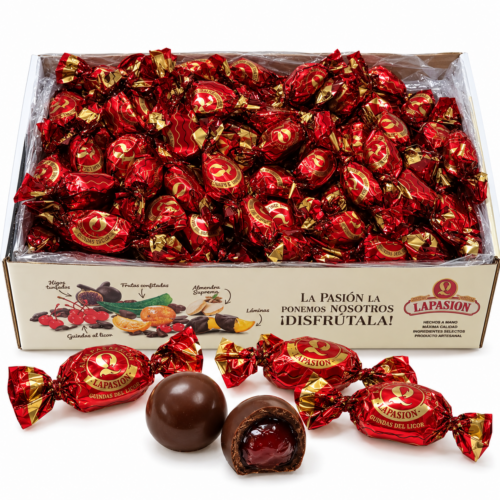 Guindas à la liqueur de chocolat