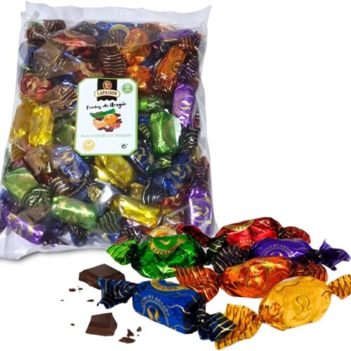 Frutas de Aragón LaPasion | Fruta Confitada con Chocolate - 1Kg