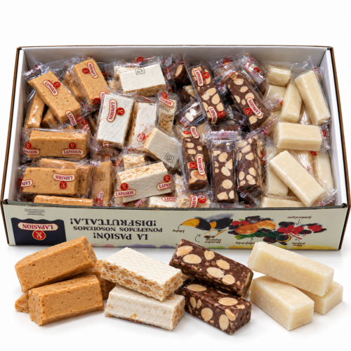 Porciones de Turrón Surtido 4 Tipos | Calidad Extra
