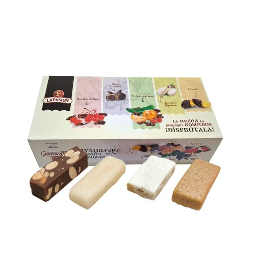 Porciones de Turrón Surtido 4 Tipos | Calidad Extra