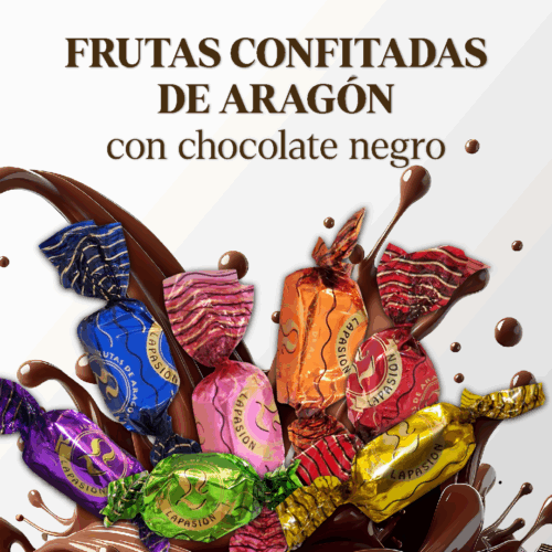 Frutas de Aragón con Chocolate |