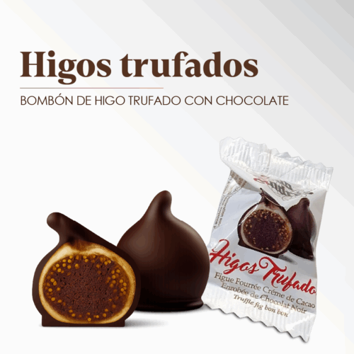 Bombón de Higo Relleno Trufado al Licor Bañado con Chocolate  |