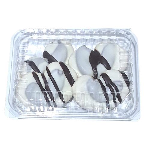 Blister Palmeras de Hojaldre con Chocolate Blanco LaPasion | Rellenas de Crema de Cacao |  200g