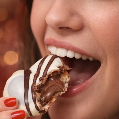 Blister Palmeras de Hojaldre con Chocolate Blanco LaPasion | Rellenas de Crema de Cacao | 200g - Imagen 5