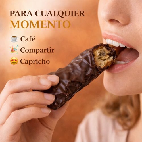 Pack Surtido Rizos de Hojaldre LaPasion | Lazos Jugosos con Azúcar + Chocolate Bombón | 2 x 550g (25 uds aprox.) - Imagen 7