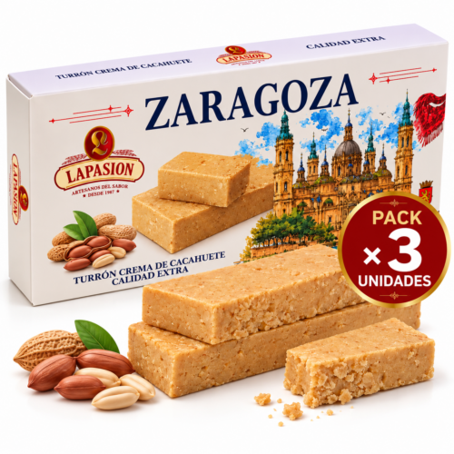Turrón Crema de Cacahuete Calidad Extra LaPasion – 51% Cacahuete | 150 g