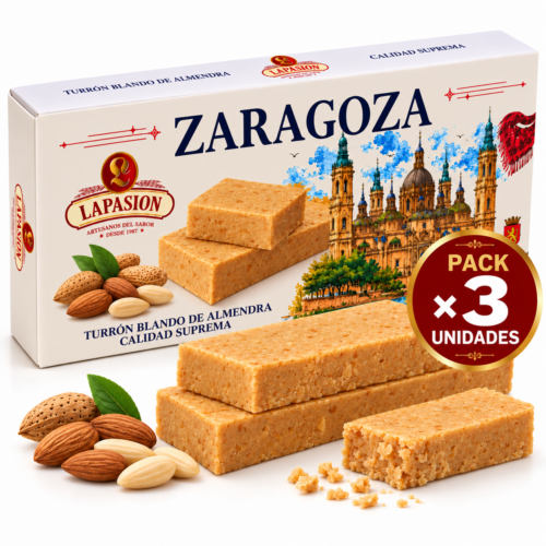 Turrón Blando de Almendra Calidad Suprema LaPasion – 64% Almendra | 150 g